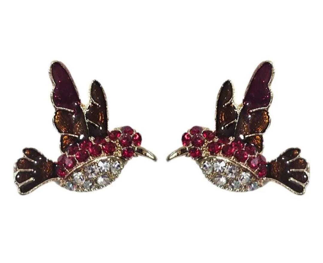 Aro colibri strass