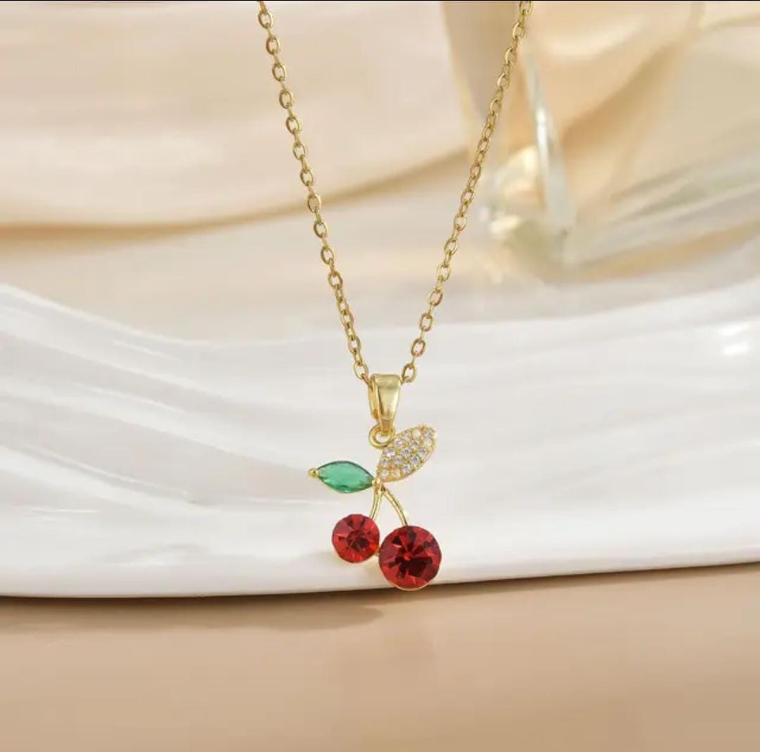 Collar cereza en fantasia