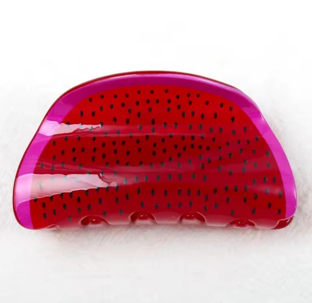 Pinza para el cabello fruta 8.5 cm