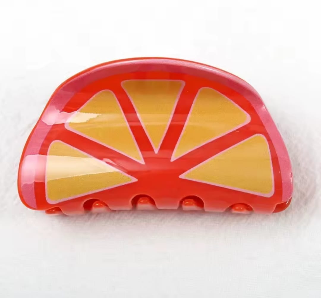 Pinza para el cabello diseño pomelo 8.5 cm