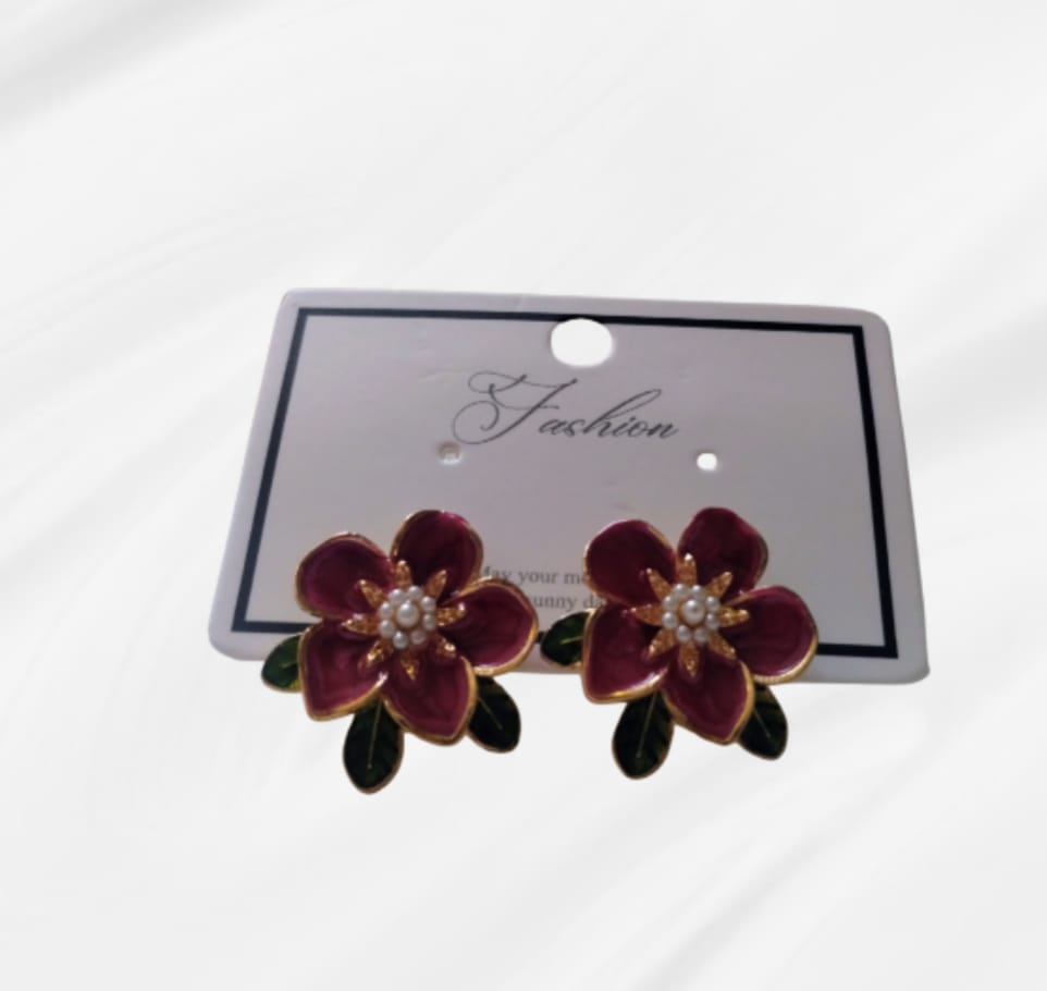 Aros flor en fantasia