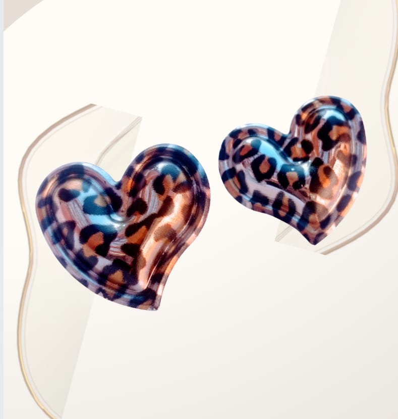 Aro Corazon print en fantasia