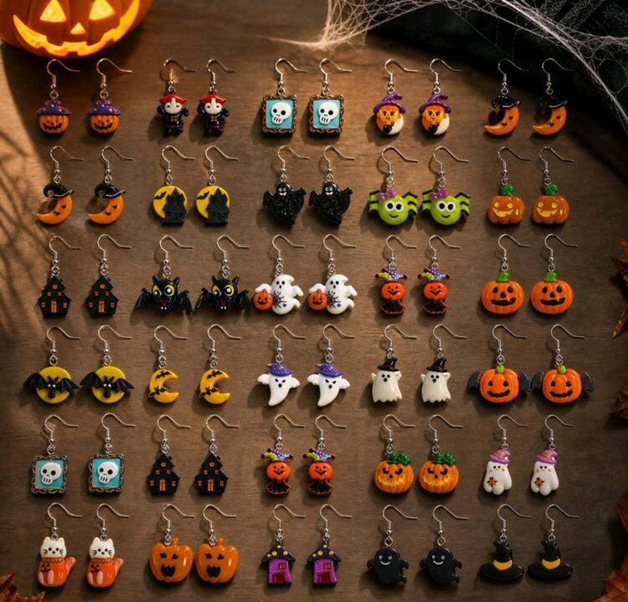 Aros Halloween (5 pares)